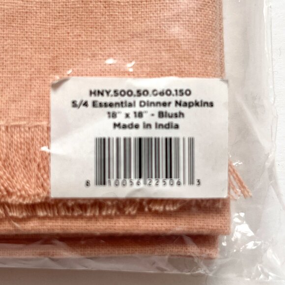 ANTHROPOLOGIE / HAWKINS NEW YORK Essential Dinner Napkin Set, Rose - Picture 5 of 8